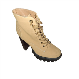 Bamboo/ ankle boots / tan / 5 1/2